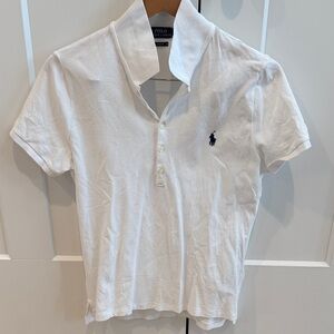 Polo by Ralph Lauren Women's White Polo Shirt